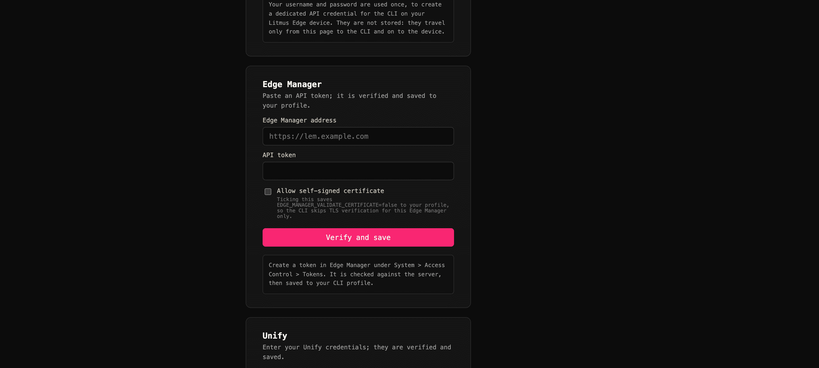 Browser sign-in page served by litmus-cli login