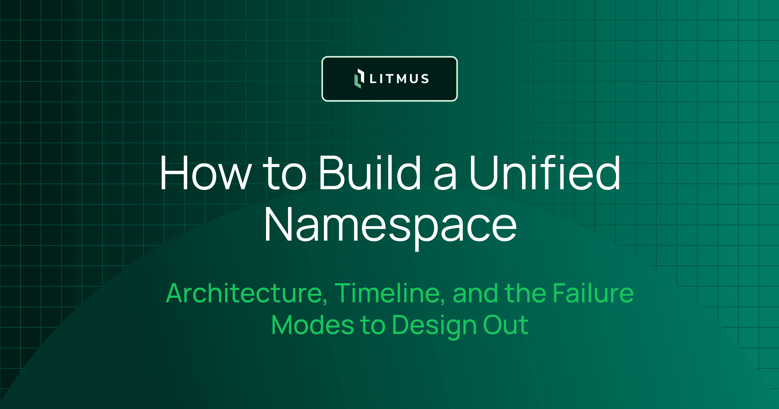 How to Build a Unified Namespace: Architecture, Timeline and the Failure Modes to Design Out