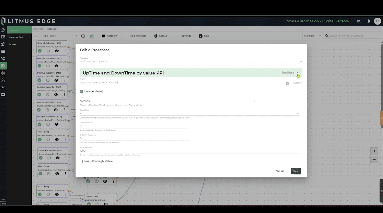 Analytics in action: OEE, KPIs, and real-time processing