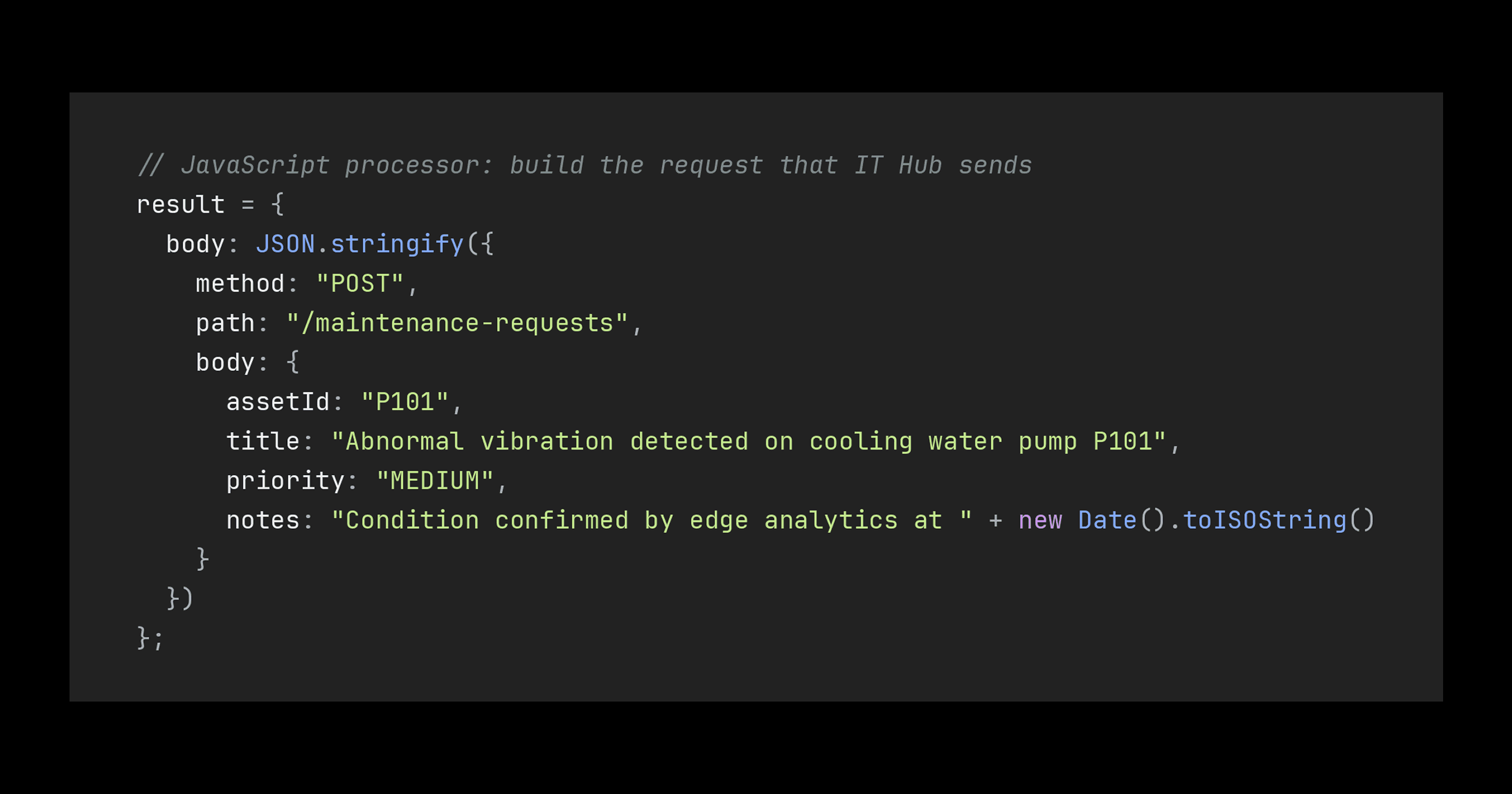 IT Hub Example Script