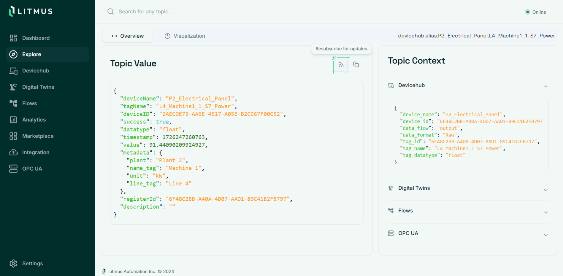 Topic Registry - Screenshot 3