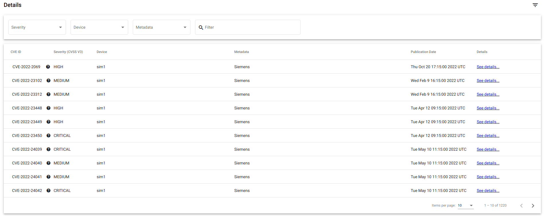 CVE Advisory Report - Screenshot 1